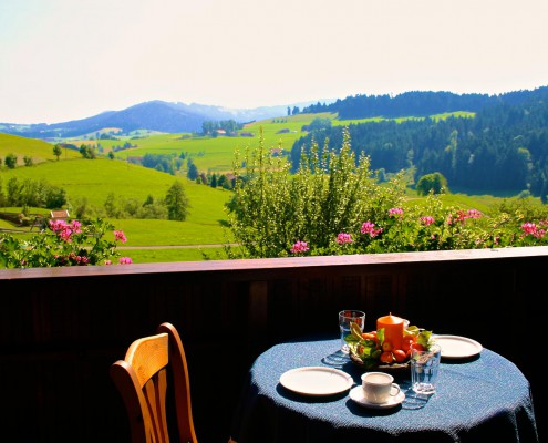 Balkon Ferienwohnung Hochgratblick